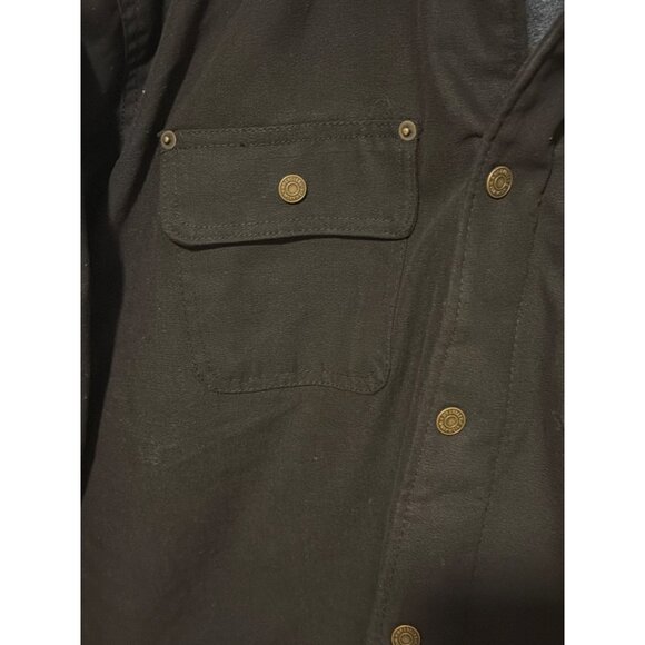 Wrangler Workwear Black Denim Blanket Lined Chore Jacket Barn Coat Size XL NWOT - Picture 2 of 6